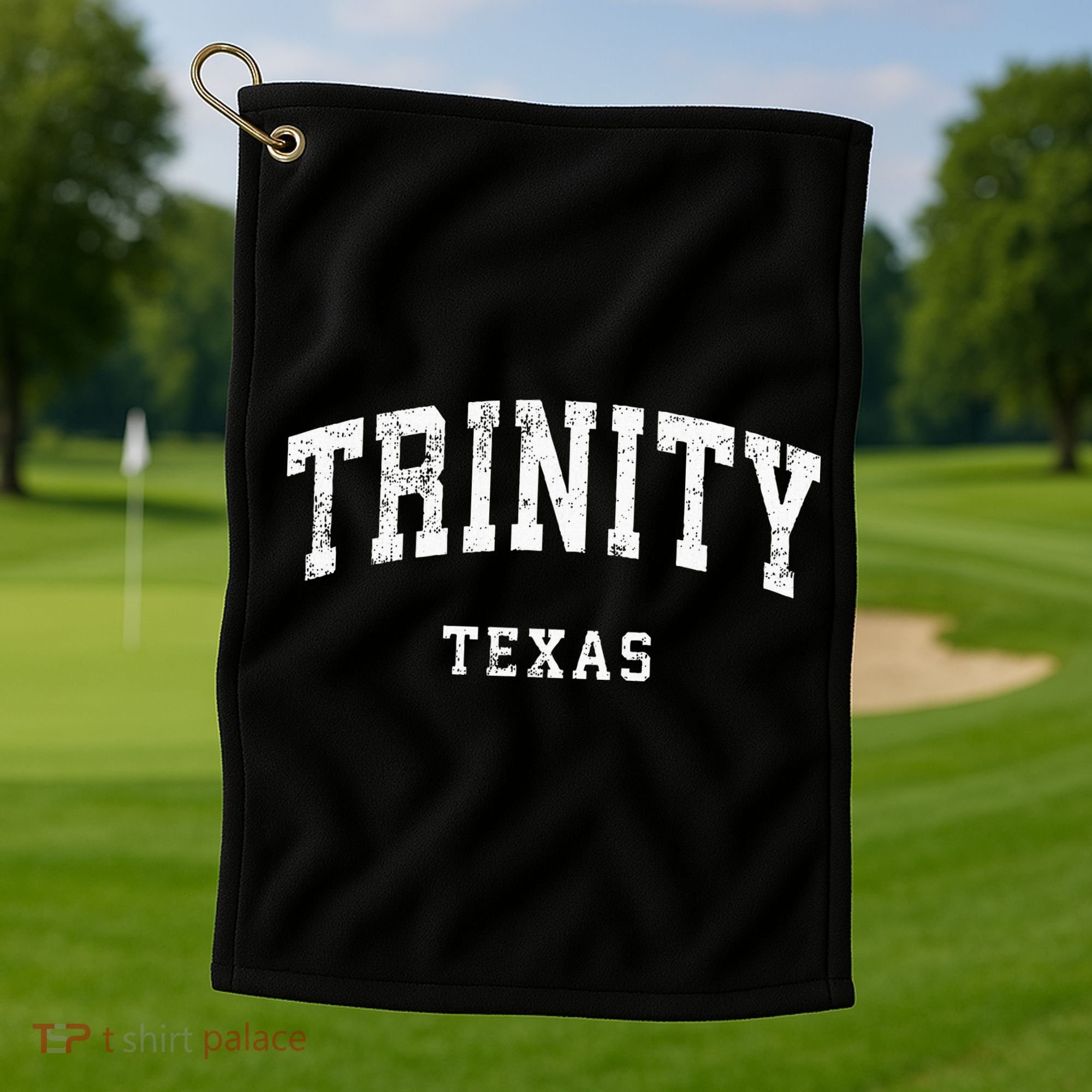 Trinity Texas Tx Golf Towel