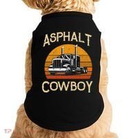 Truck Tractor Truck Driver Construction Asphalt Cowboy Doggie Tank thumb 0