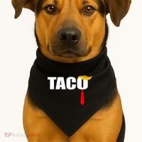 Taco Trump USA-Made Doggie Bandana thumb 1