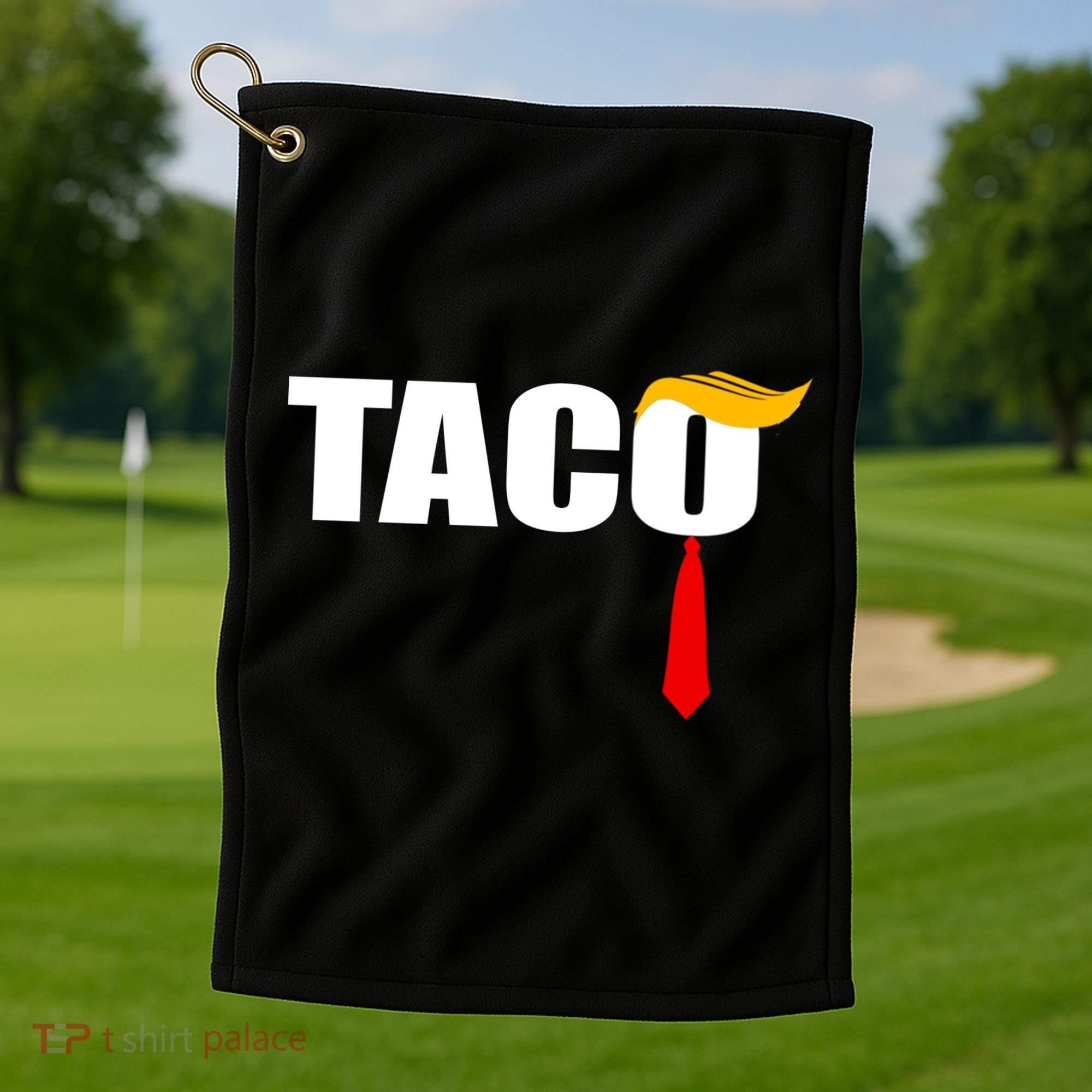 Taco Trump Golf Towel