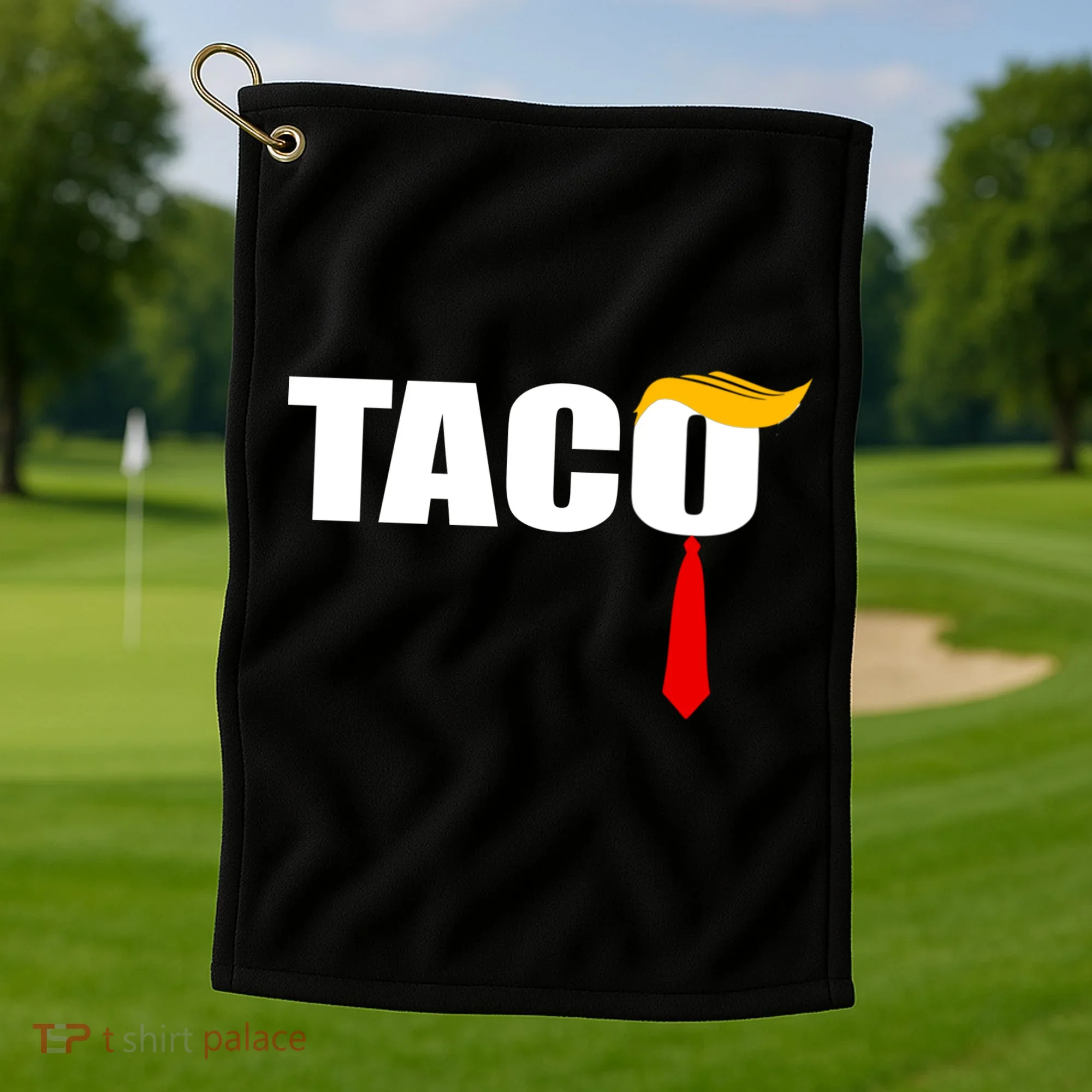 Taco Trump Golf Towel
