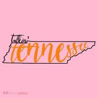 Talkin Tennessee Talking Tennessee Tn Orange White Outfits Coaster thumb 2