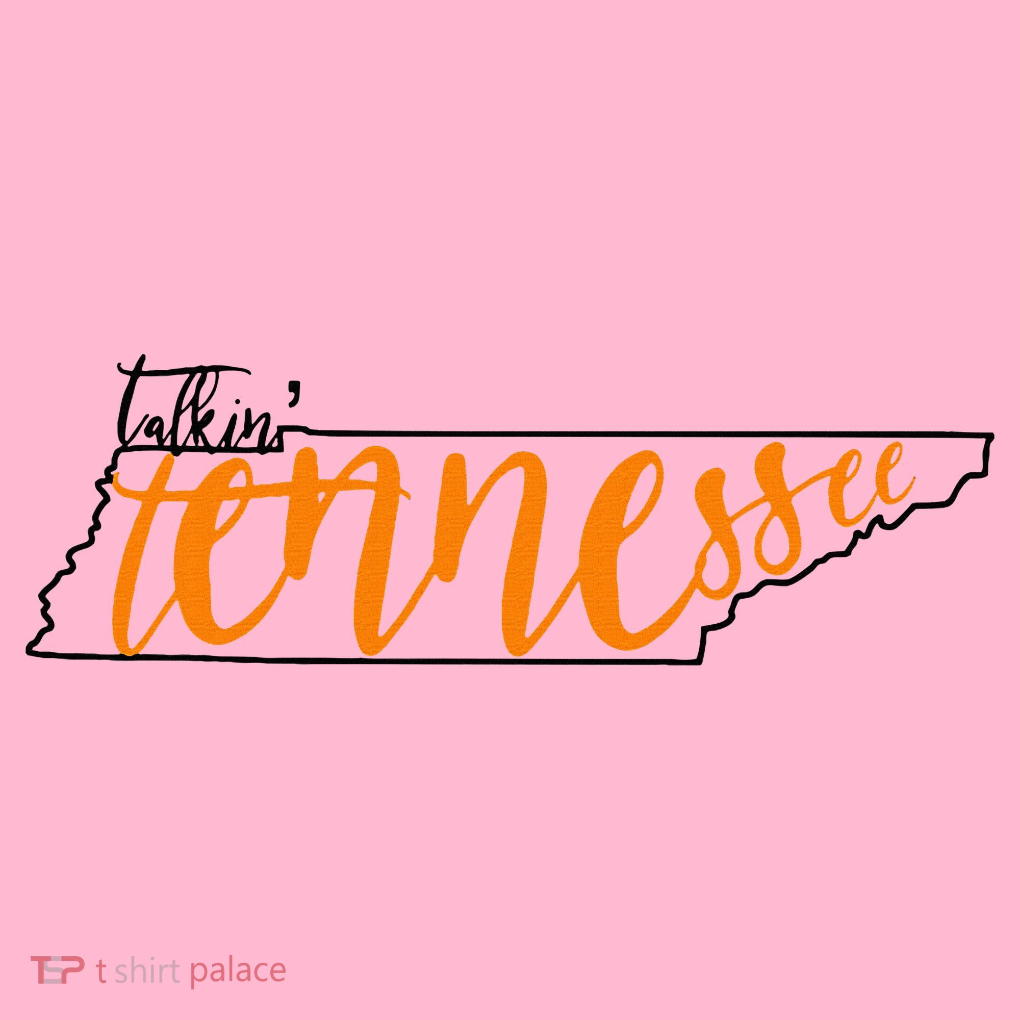 Talkin Tennessee Talking Tennessee Tn Orange White Outfits Coaster