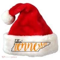 Talkin Tennessee Talking Tennessee Tn Orange White Outfits Santa Hat thumb 0