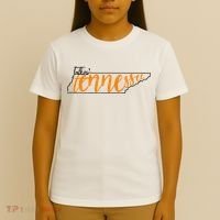 Talkin Tennessee Talking Tennessee Tn Orange White Outfits T-Shirt thumb 4