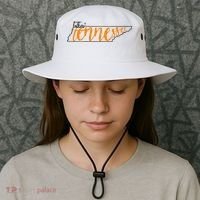 Talkin Tennessee Talking Tennessee Tn Orange White Outfits Bucket Hat thumb 3
