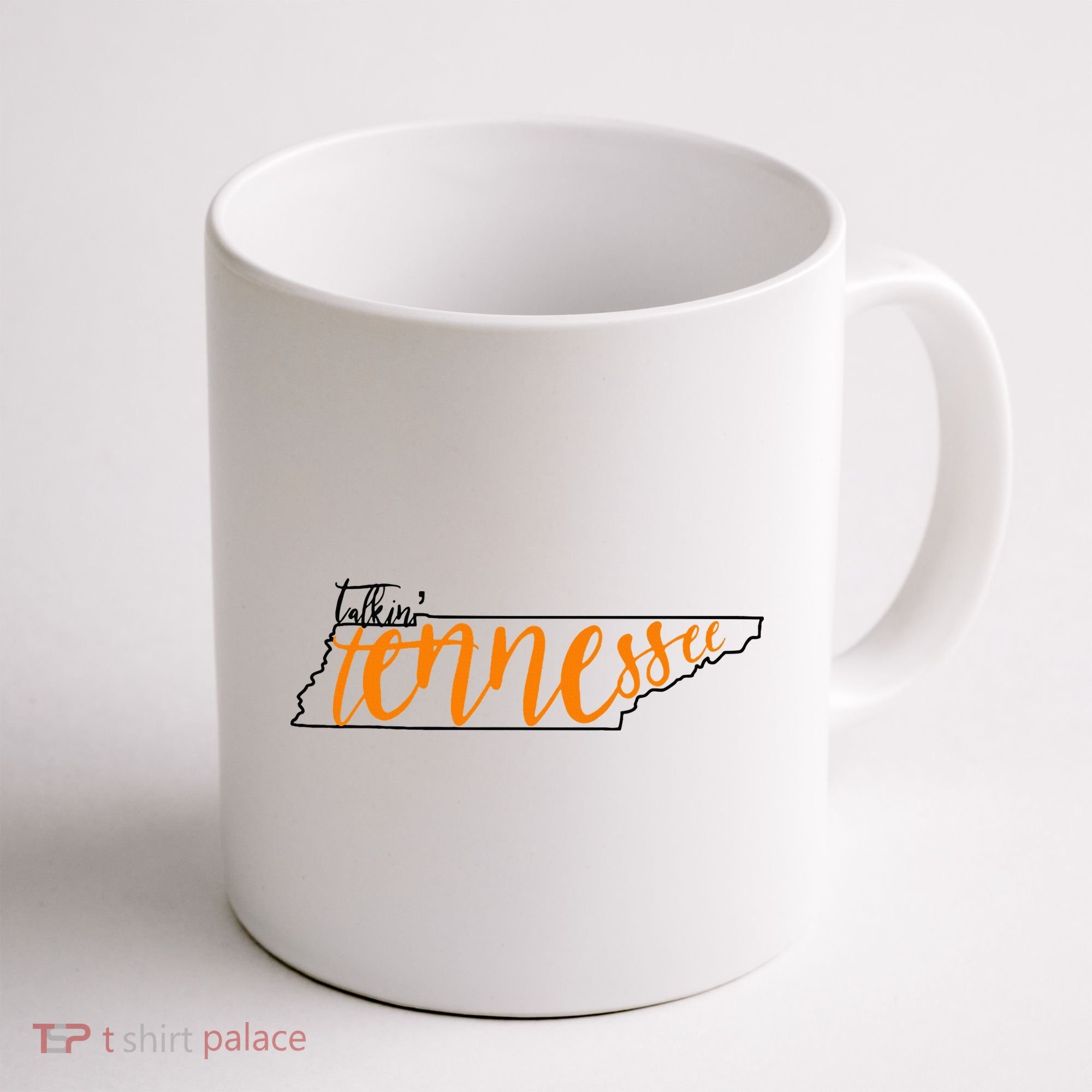 Talkin Tennessee Talking Tennessee Tn Orange White Outfits Coffee Mug