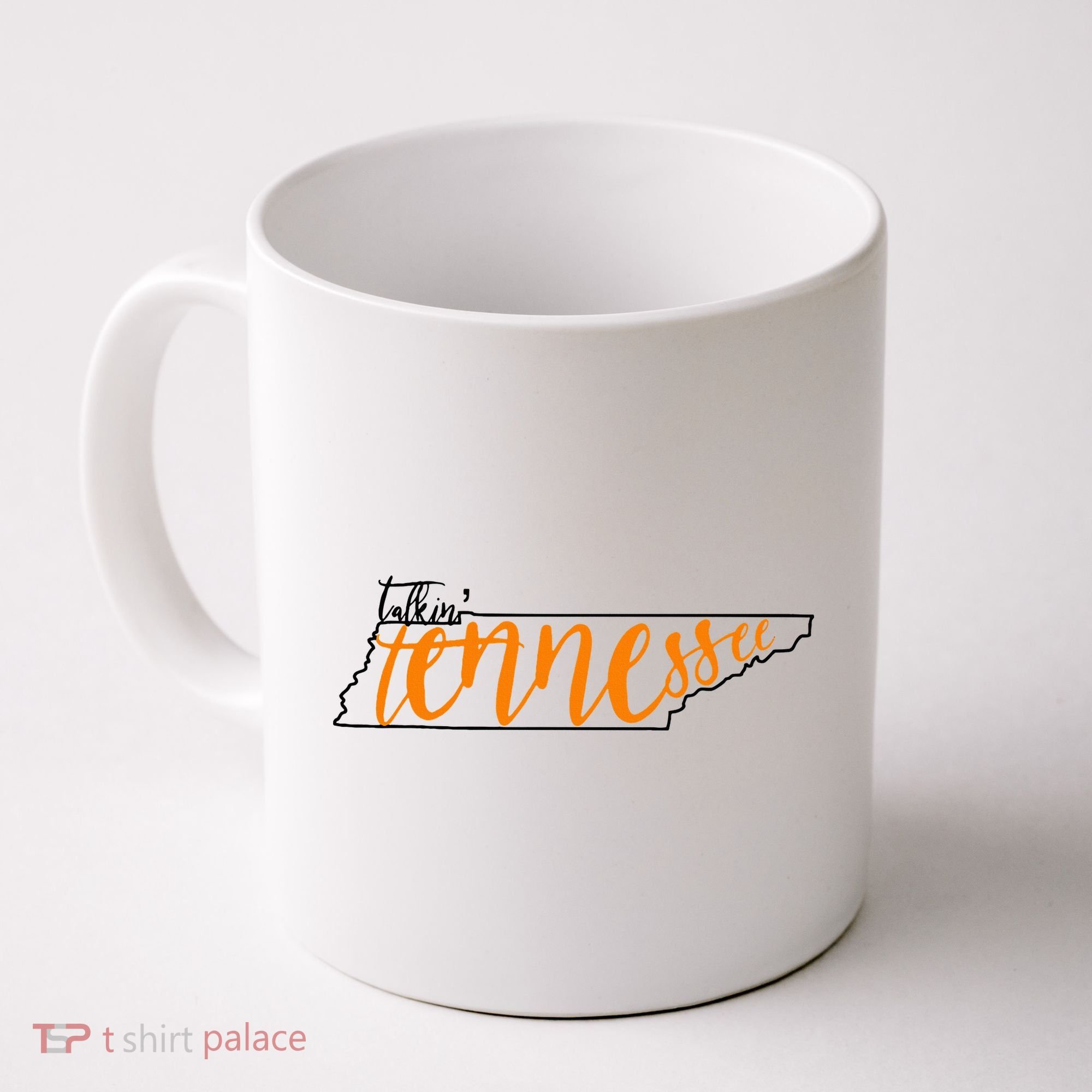 Talkin Tennessee Talking Tennessee Tn Orange White Outfits Coffee Mug