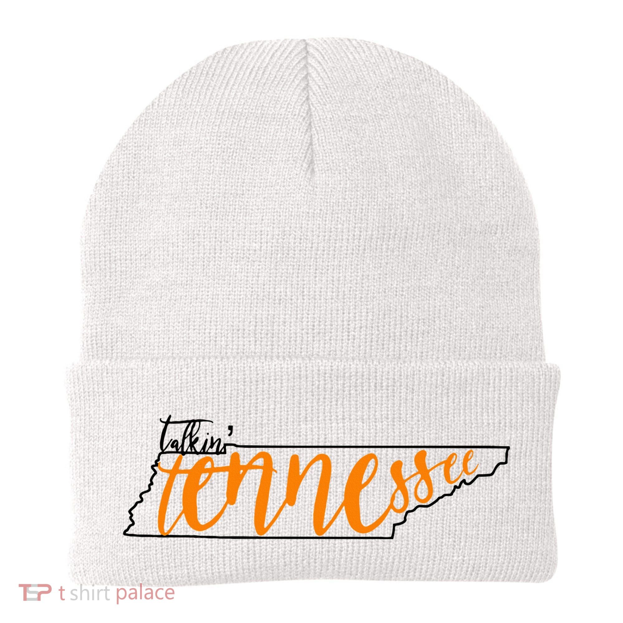 Talkin Tennessee Talking Tennessee Tn Orange White Outfits Beanie