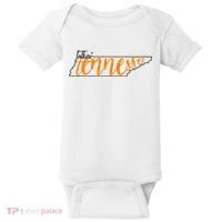 Talkin Tennessee Talking Tennessee Tn Orange White Outfits Baby Bodysuit thumb 0