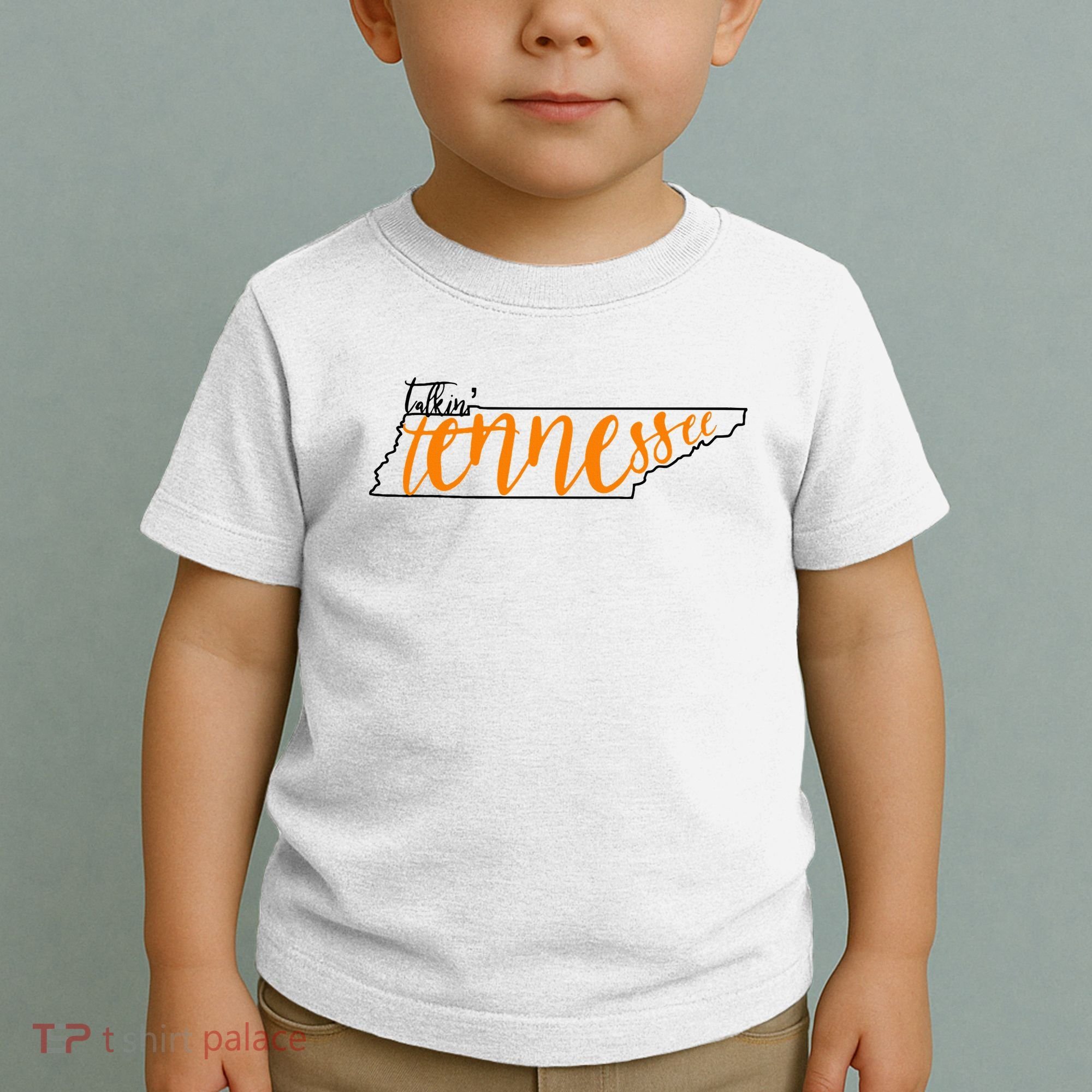 Talkin Tennessee Talking Tennessee Tn Orange White Outfits Toddler T-Shirt