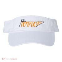 Talkin Tennessee Talking Tennessee Tn Orange White Outfits Visor thumb 0