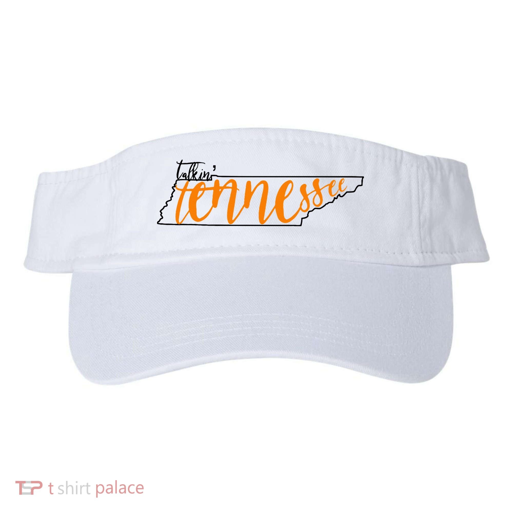 Talkin Tennessee Talking Tennessee Tn Orange White Outfits Visor