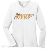 Talkin Tennessee Talking Tennessee Tn Orange White Outfits Women's Long Sleeve Shirt thumb 0