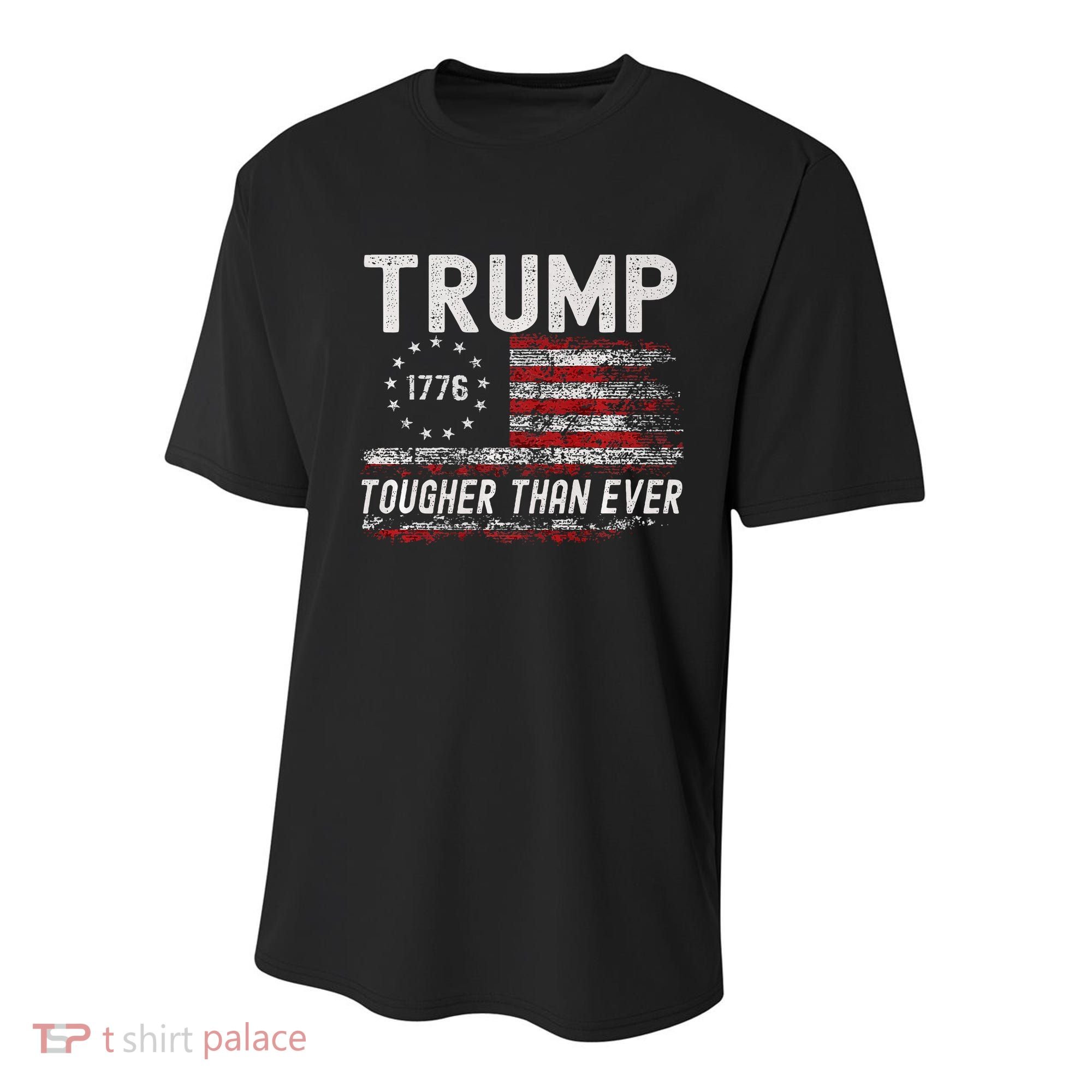 Trump Tougher Than Ever President Donald Trump Us Flag Premium Youth Performance Sprint T-Shirt