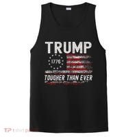 Trump Tougher Than Ever President Donald Trump Us Flag Premium PosiCharge Competitor Tank thumb 0