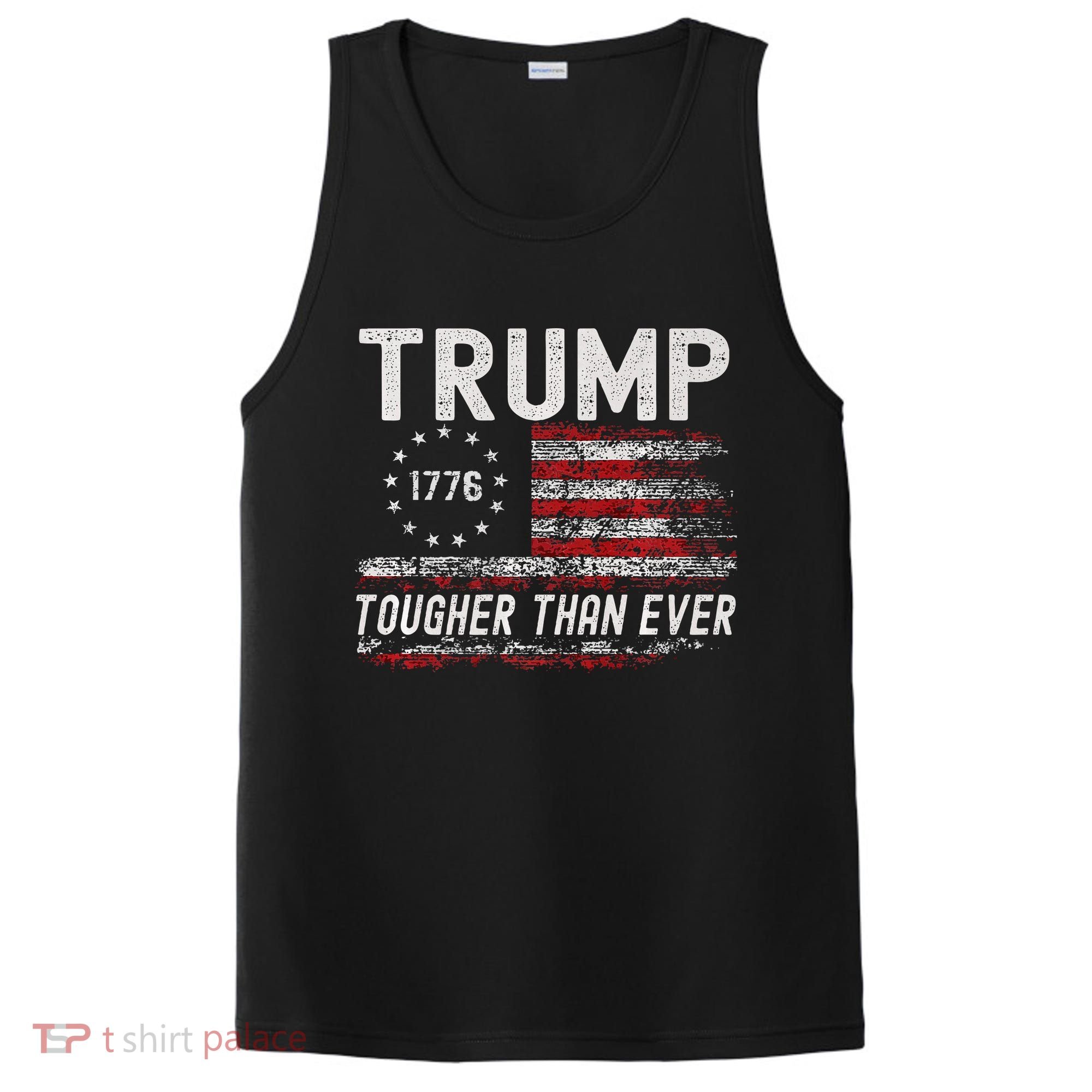 Trump Tougher Than Ever President Donald Trump Us Flag Premium PosiCharge Competitor Tank