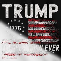 Trump Tougher Than Ever President Donald Trump Us Flag Premium Toddler Fine Jersey T-Shirt thumb 2