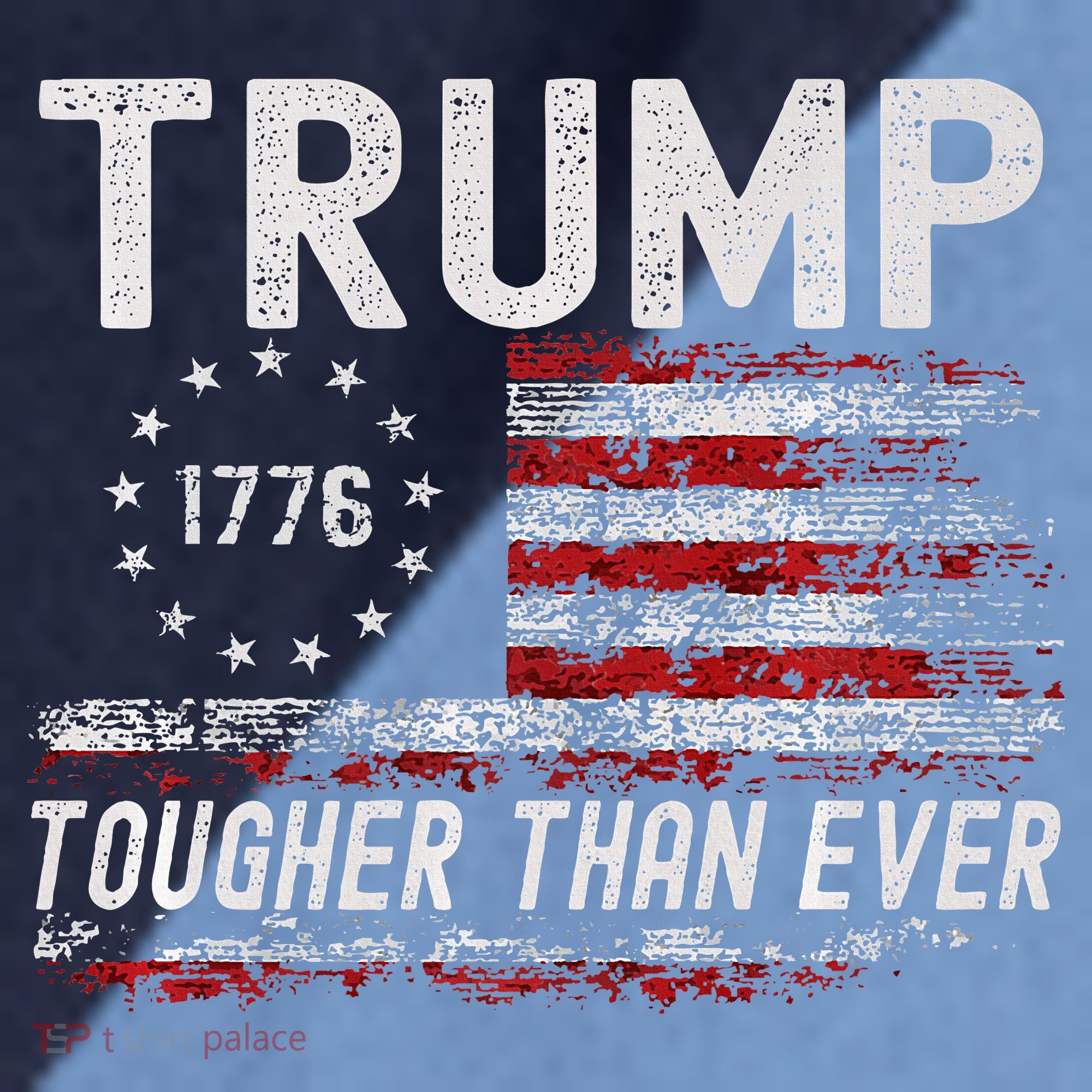 Trump Tougher Than Ever President Donald Trump Us Flag Premium Raglan Baseball Sleeve Shirt