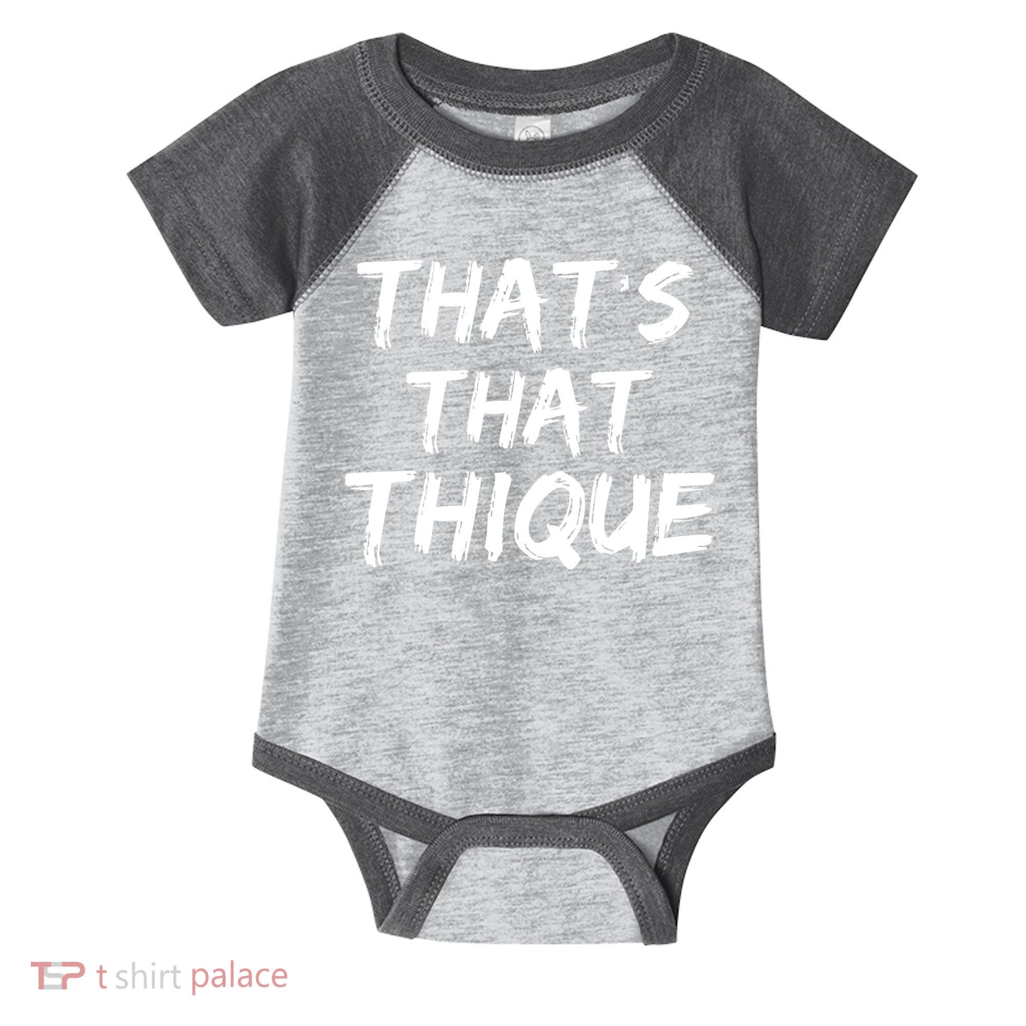 Thats That Thique Infant Baby Jersey Bodysuit