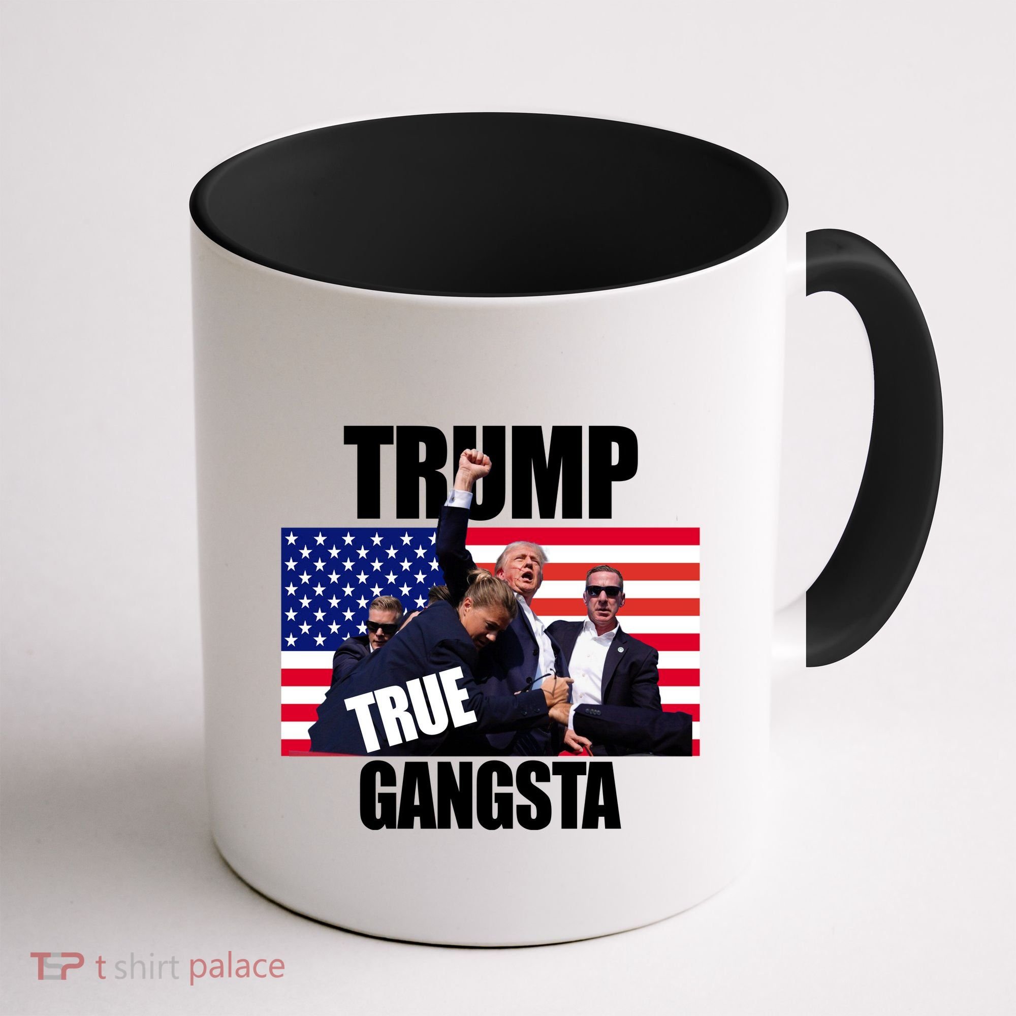 Trump The True Gangster Survived Association Coffee Mug