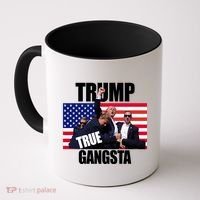 Trump The True Gangster Survived Association Coffee Mug thumb 0