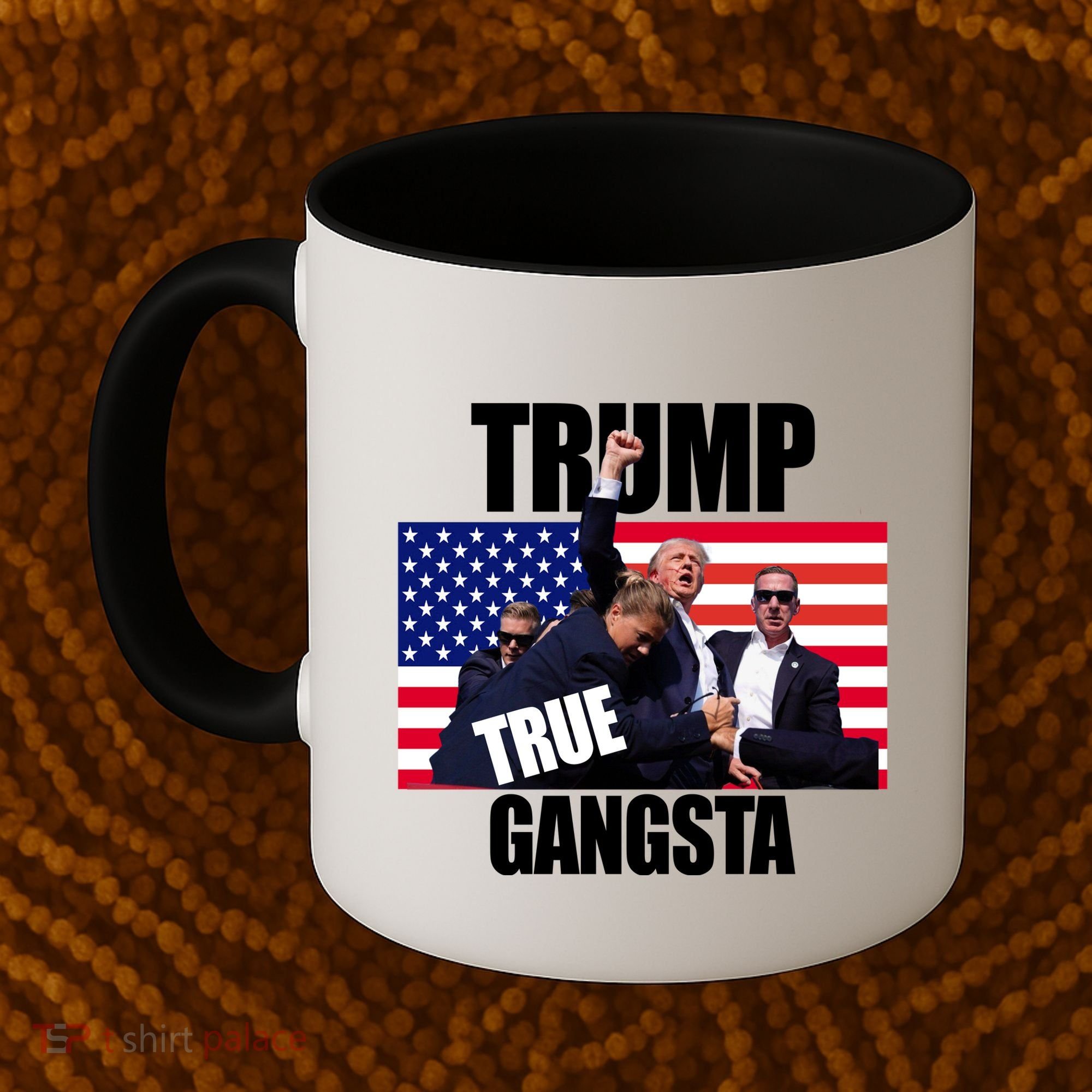 Trump The True Gangster Survived Association Coffee Mug