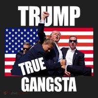 Trump The True Gangster Survived Association Tumbler thumb 3