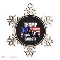 Trump The True Gangster Survived Association Ornament thumb 0