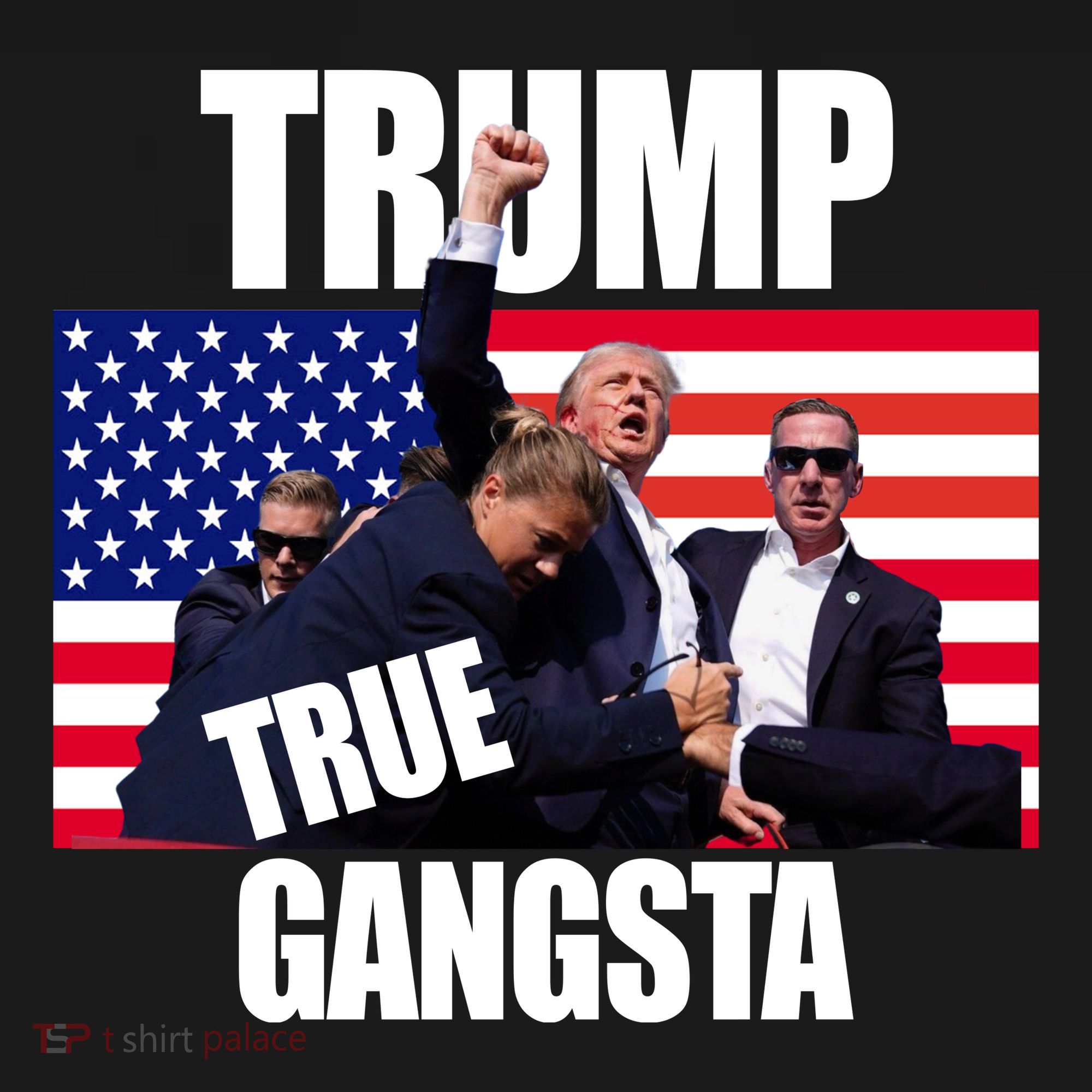 Trump The True Gangster Survived Association Ornament