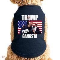 Trump The True Gangster Survived Association Doggie Tank thumb 0