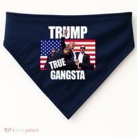 Trump The True Gangster Survived Association USA-Made Doggie Bandana thumb 0