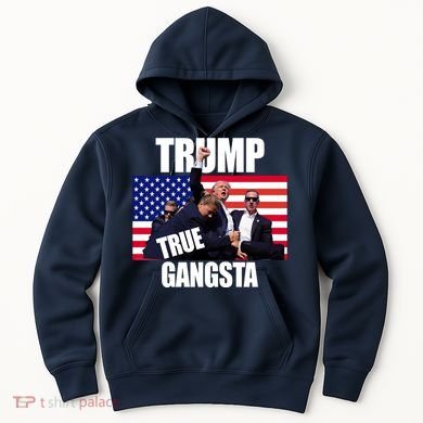 Trump The True Gangster Survived Association Hoodie