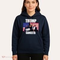 Trump The True Gangster Survived Association Hoodie thumb 5