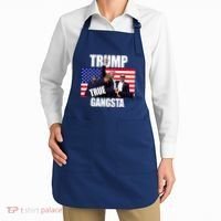 Trump The True Gangster Survived Association Apron thumb 2