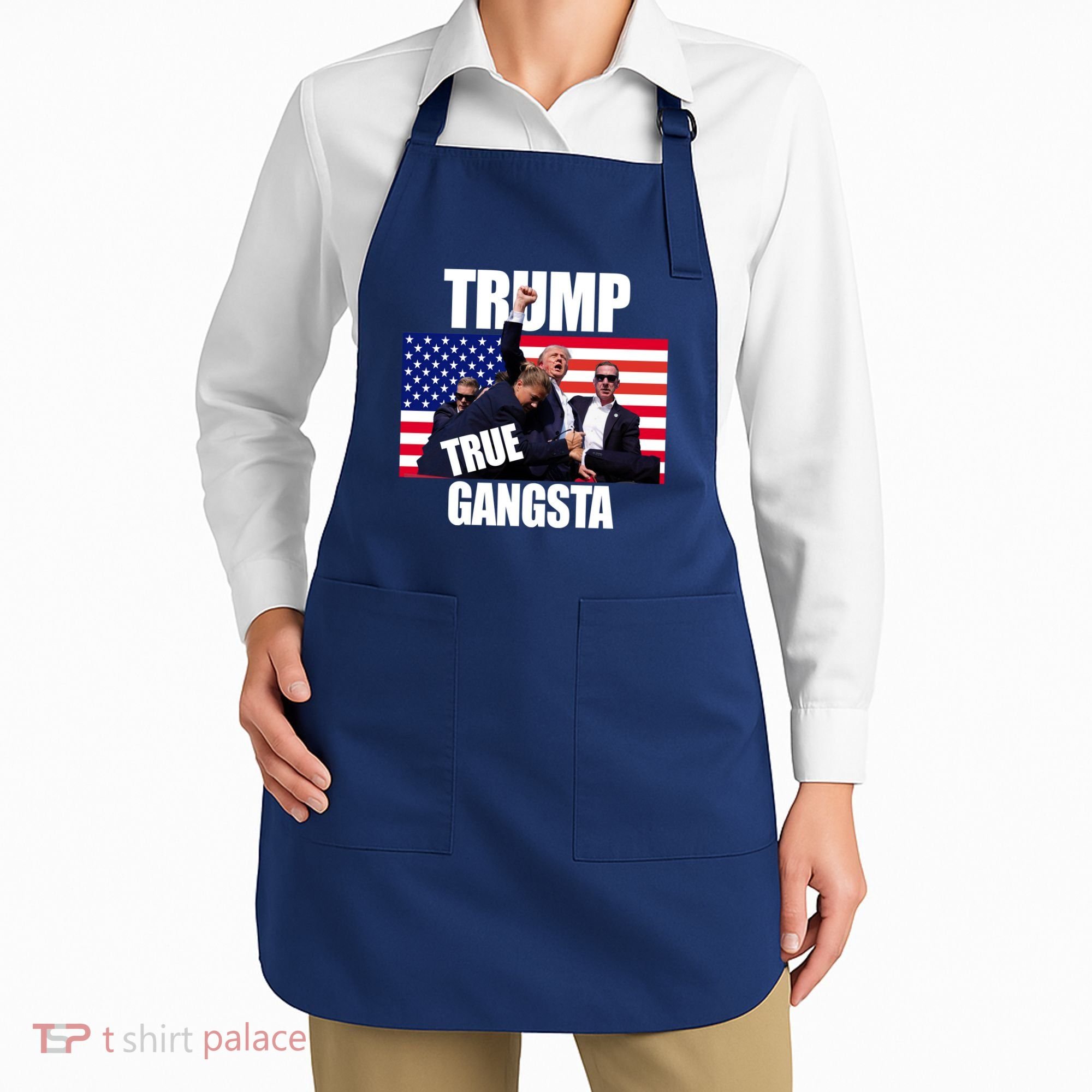 Trump The True Gangster Survived Association Apron
