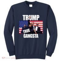 Trump The True Gangster Survived Association Sweatshirt thumb 0