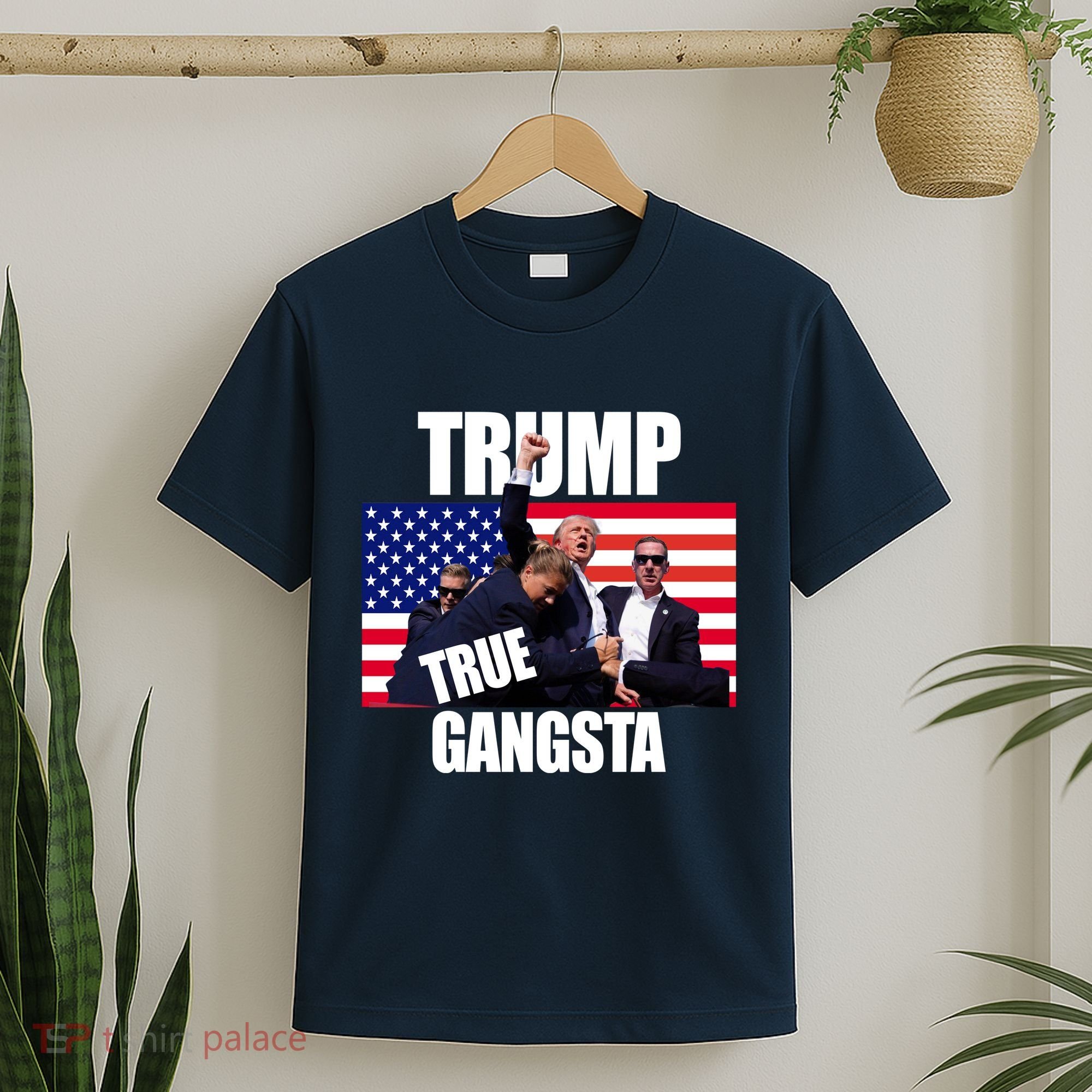 Trump The True Gangster Survived Association T-Shirt