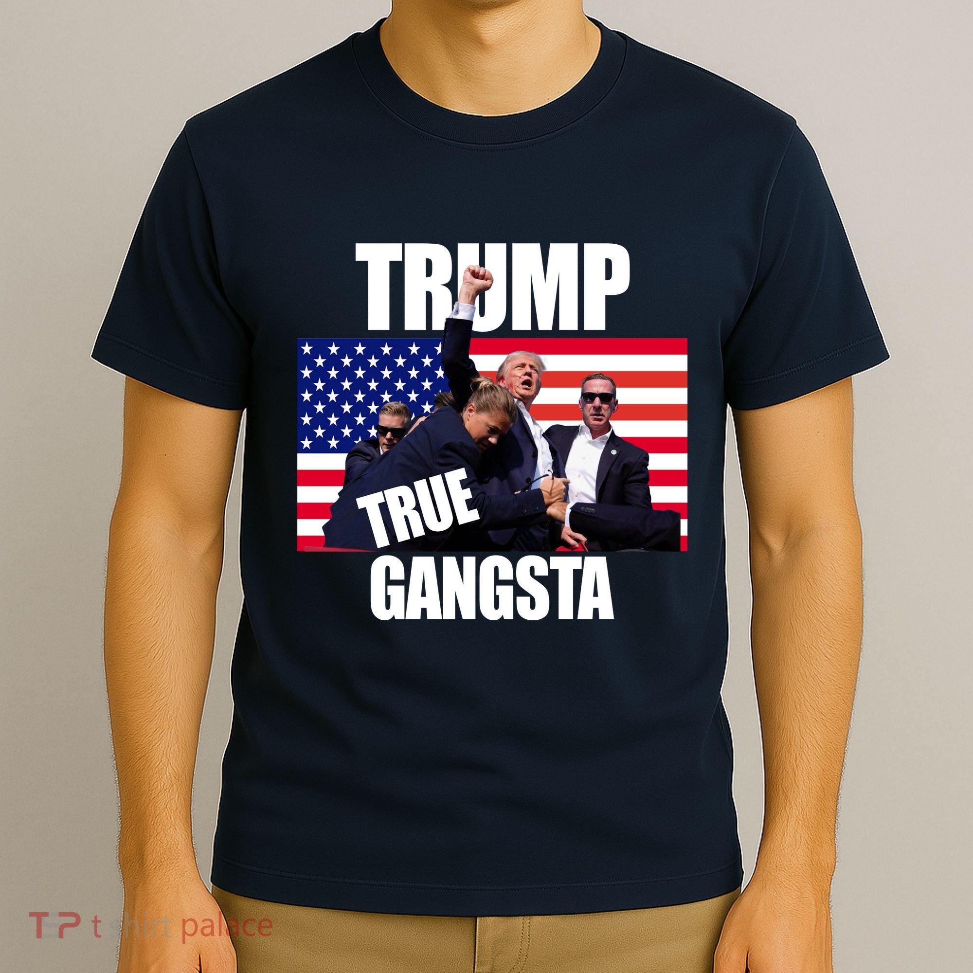 Trump The True Gangster Survived Association T-Shirt