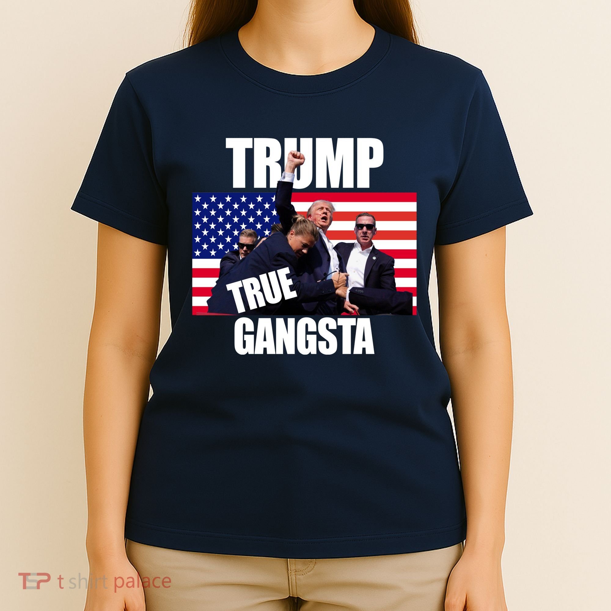 Trump The True Gangster Survived Association T-Shirt