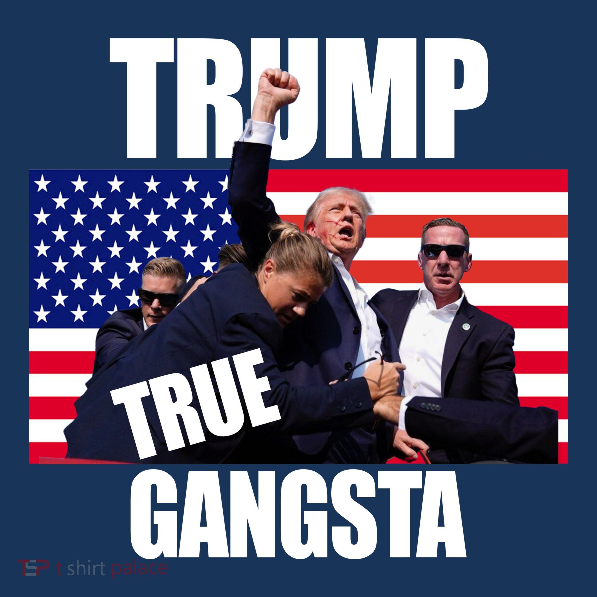 Trump The True Gangster Survived Association T-Shirt