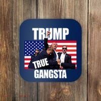 Trump The True Gangster Survived Association Coaster thumb 0