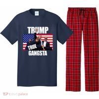Trump The True Gangster Survived Association Pajama Set thumb 0