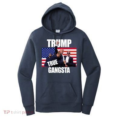 Trump The True Gangster Survived Association Women's Hoodie