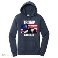 Trump The True Gangster Survived Association Women's Hoodie thumb 0