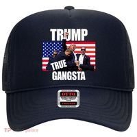 Trump The True Gangster Survived Association Hat thumb 0