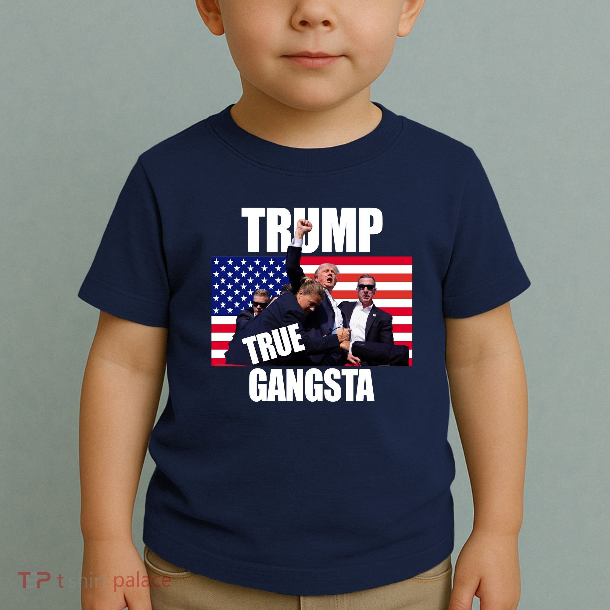 Trump The True Gangster Survived Association Toddler T-Shirt