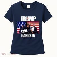 Trump The True Gangster Survived Association Women's T-Shirt thumb 0