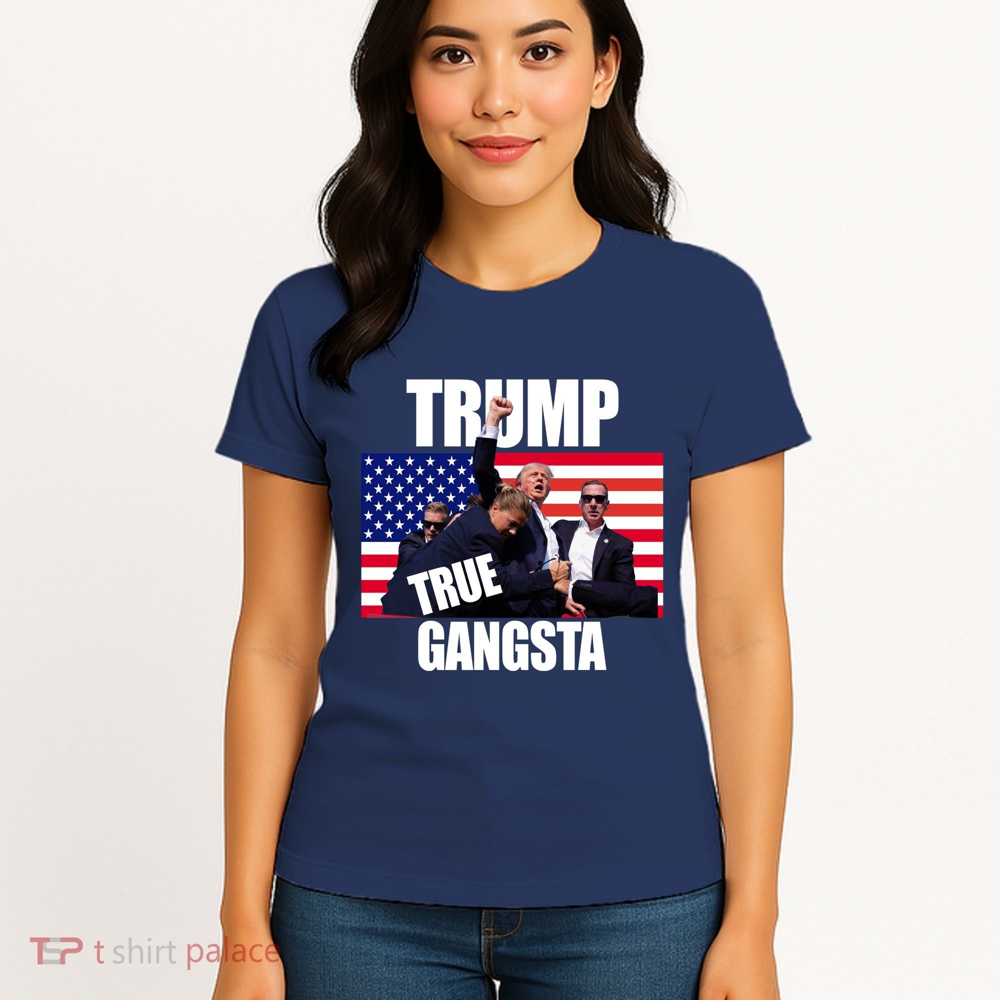 Trump The True Gangster Survived Association Women's T-Shirt