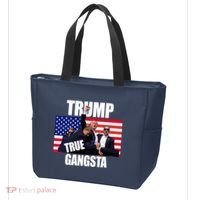 Trump The True Gangster Survived Association Tote Bag thumb 3